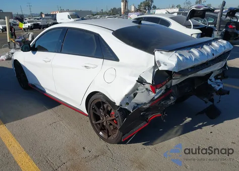 2025 Hyundai Elantra N из США, поврежденный, VIN KMHLW4DK4SU024937